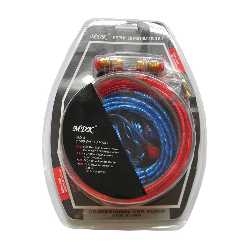 KIT DE CABLES D/INSTALACION AUDIO MDK 8GA