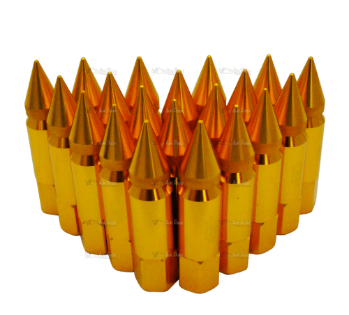 JG D/CHUCHOS LUG NUTS BLOX ROCKETS DORADO SET