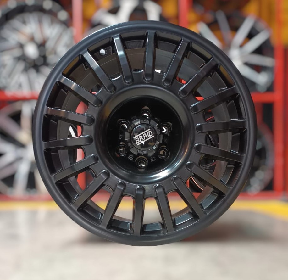 ARO R17X8.0 MATT BLACK 6X114.3  BRAID