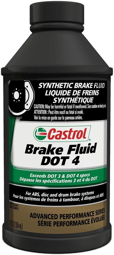 LIQUIDO DE FRENOS CASTROL BRAKE FLUID DOT412 OZ