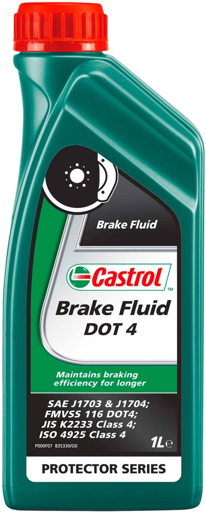 LIQUIDO D/FRENOS CASTROL BRAKE FLUID DOT4 1LT