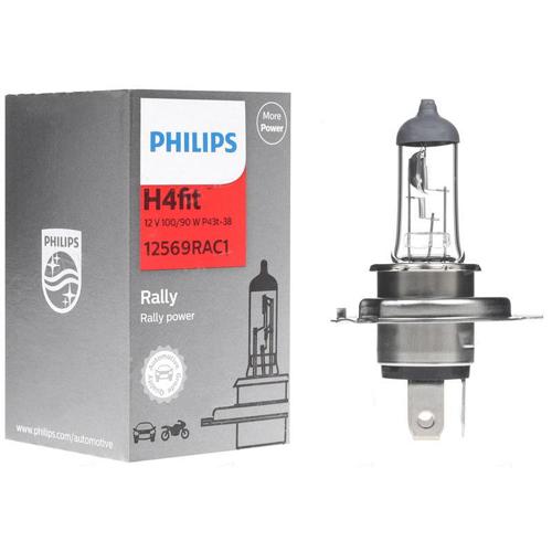 BOMBILLA HALOGENA H4 FIT PHILIPS 12569RAC1 RA 12V 1010/90W P43T-38