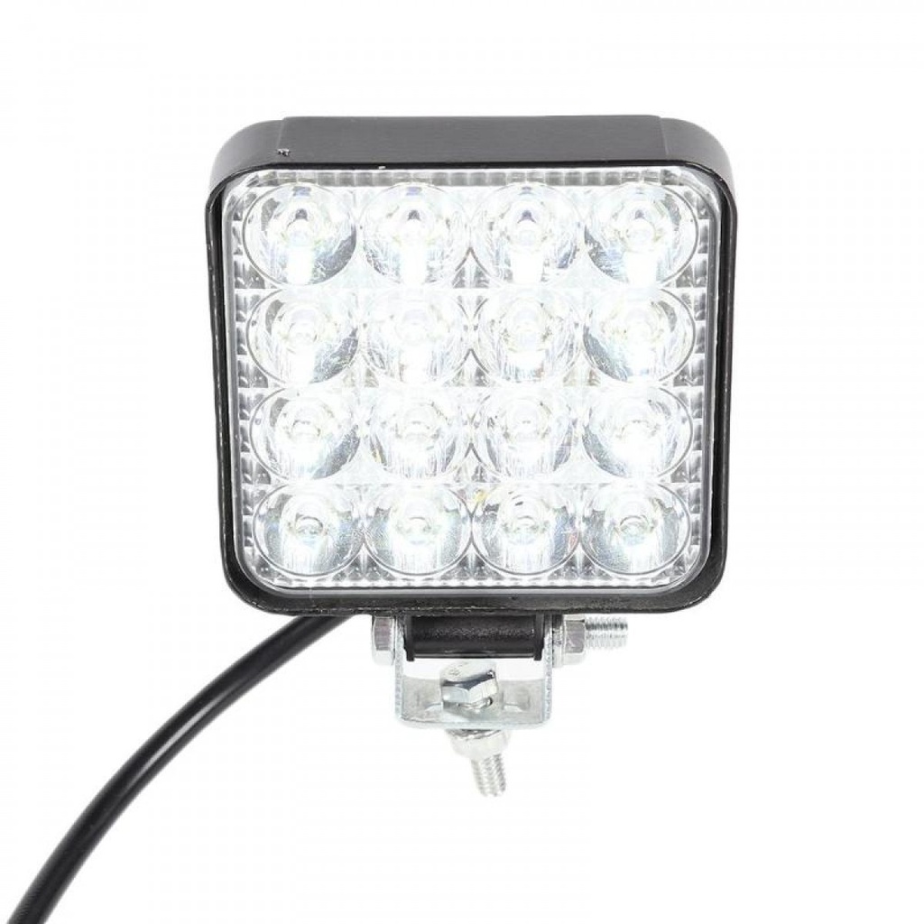 LUZ NEBLINERA LED 3.5&quot; CUADRADO 9 LED BLANCO 