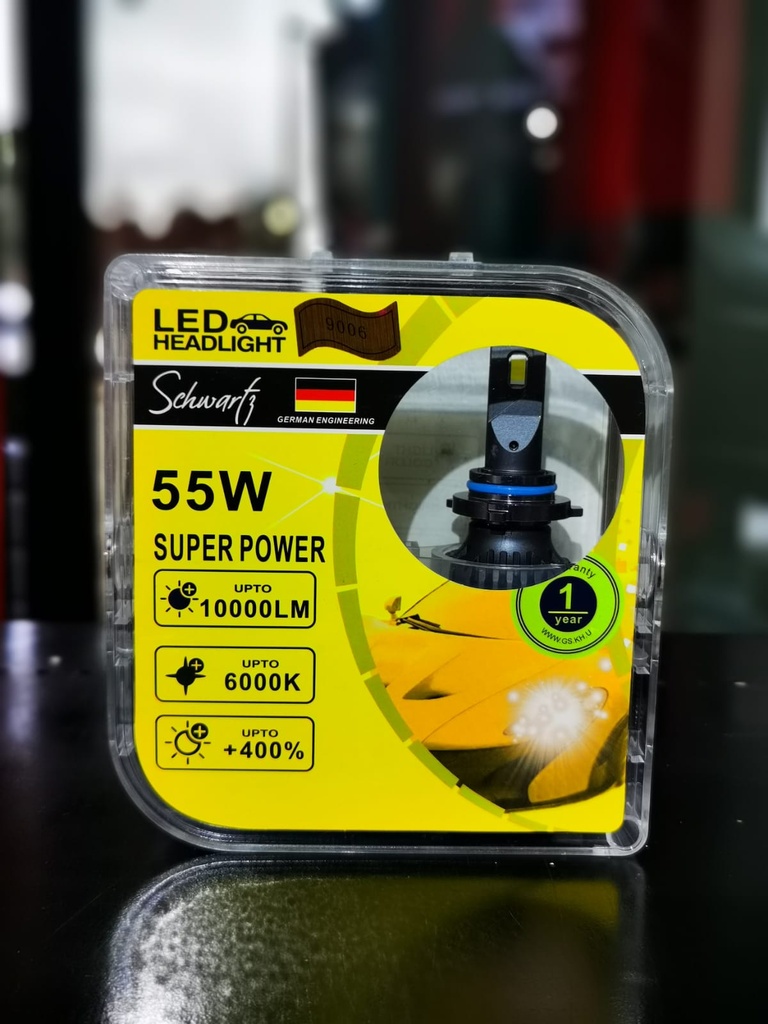 BOMBILLA LED SCHWARTZ 9006D18 LED 55W 