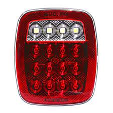 LAMPARA UNIVERSAL STOP/REVERSA 12 LED ROJO