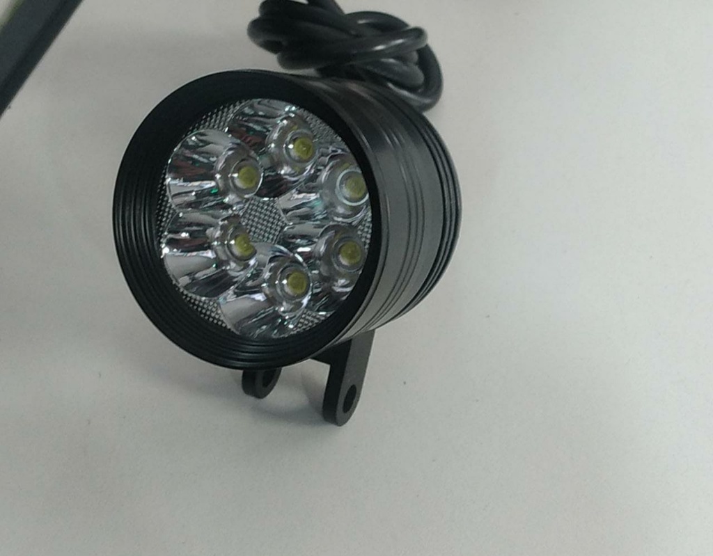 LUZ NEBLINERA LED MOTO 30W 6 LED HIPOWER