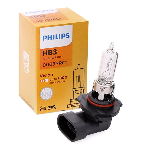 BOMBILLA HALOGENA HB3 PHILIPS 9005PRC1 12V 60W P20D