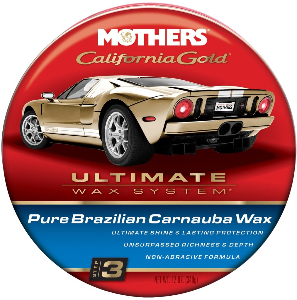 MOTHER CERA CARNAUBA EN PASTA CALIFORNIA GOLD PURE BRAZILIAN 12 OZ