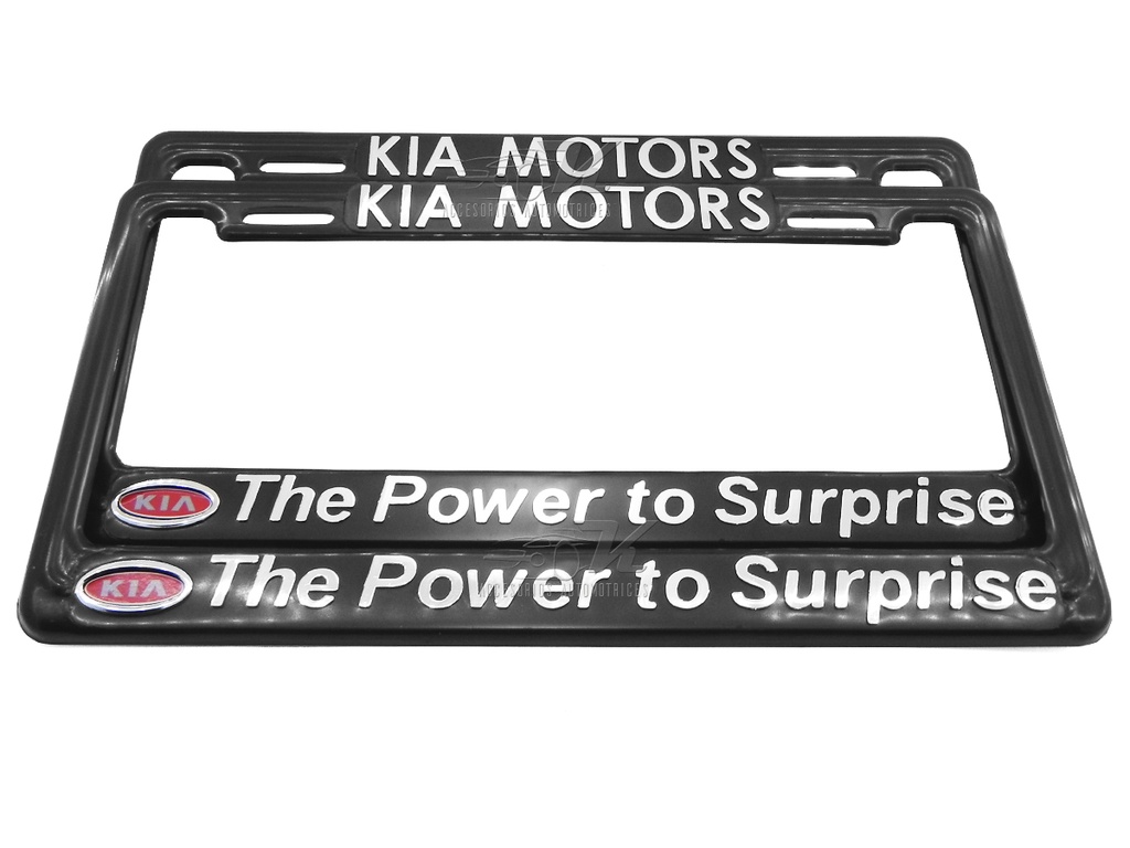 MARCO PLACA SET X2 3D KIA MOTOR  HMK 