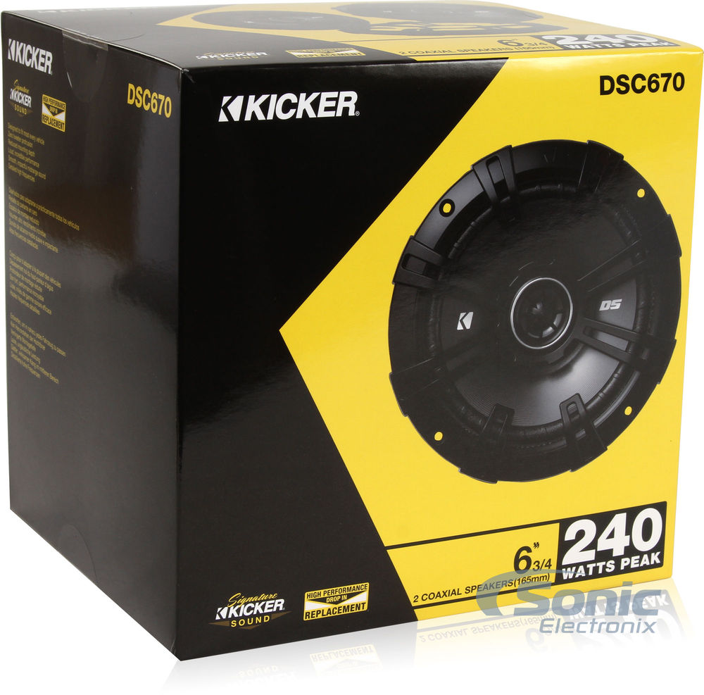 BOCINAS KICKER 240 WATT 6.5'' 4-OHM 43DSC6504