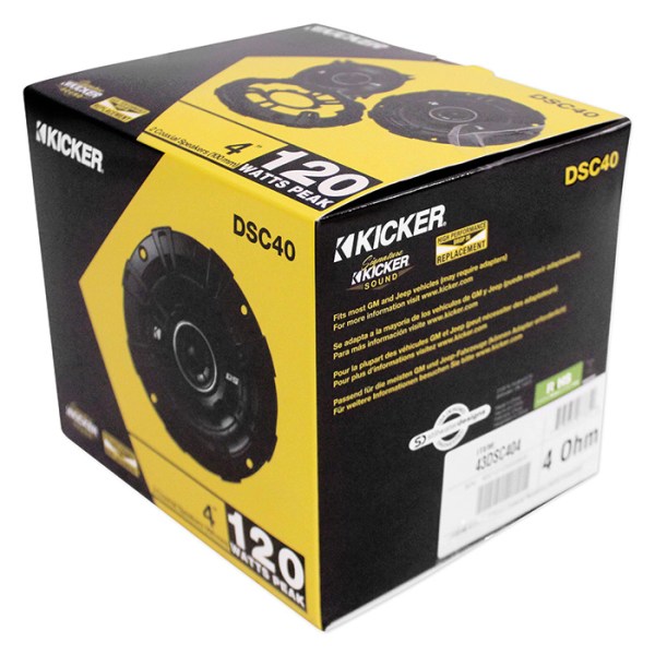 BOCINAS KICKER DE 4&quot; 43DSC404