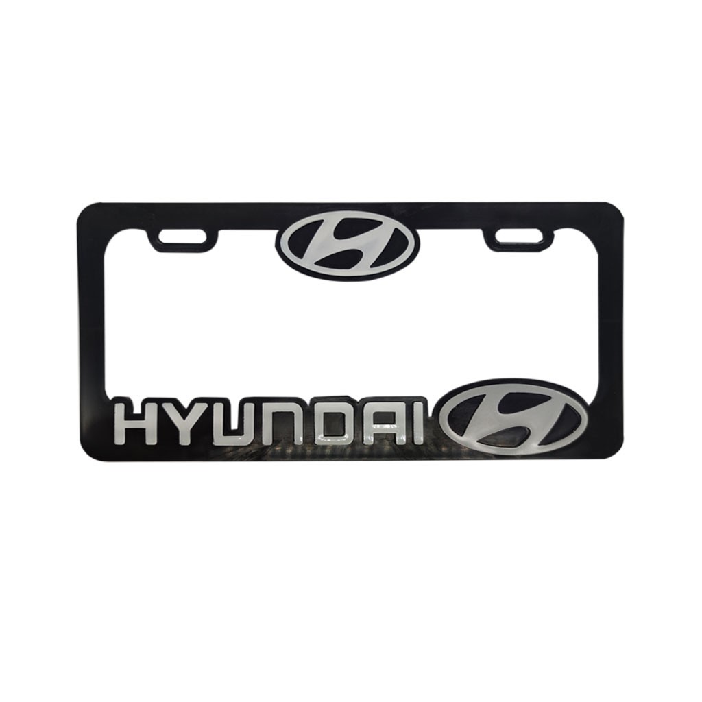 MARCO PLACA SET X2 3D HYUNDAI