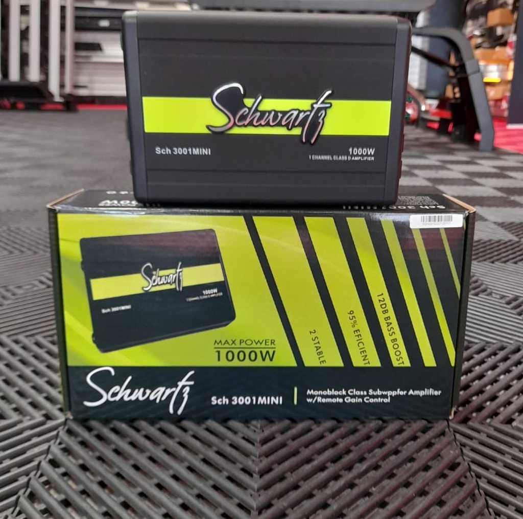 AMPLIFICADOR SCHWARTZ DE 1000W MAX POWER BASS BOOST