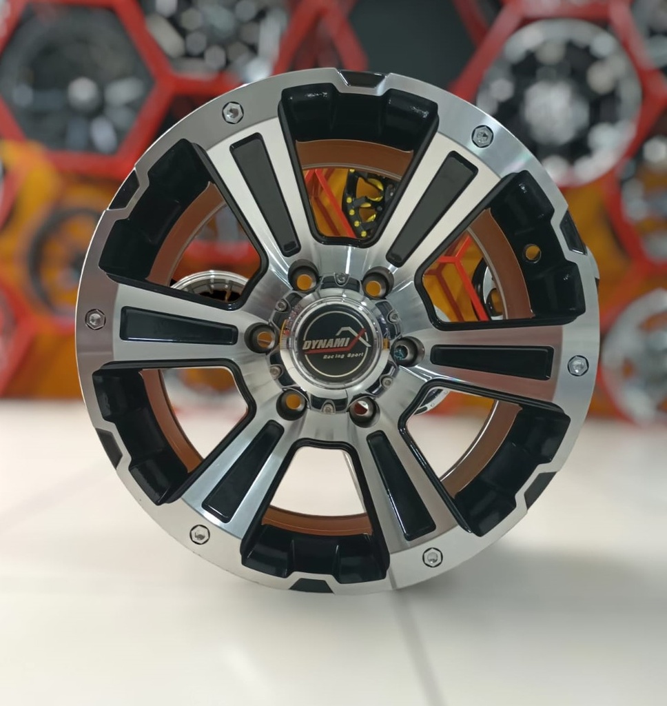 ARO SIXTINO  R16X8 6/139.7  NEGRO PULIDO