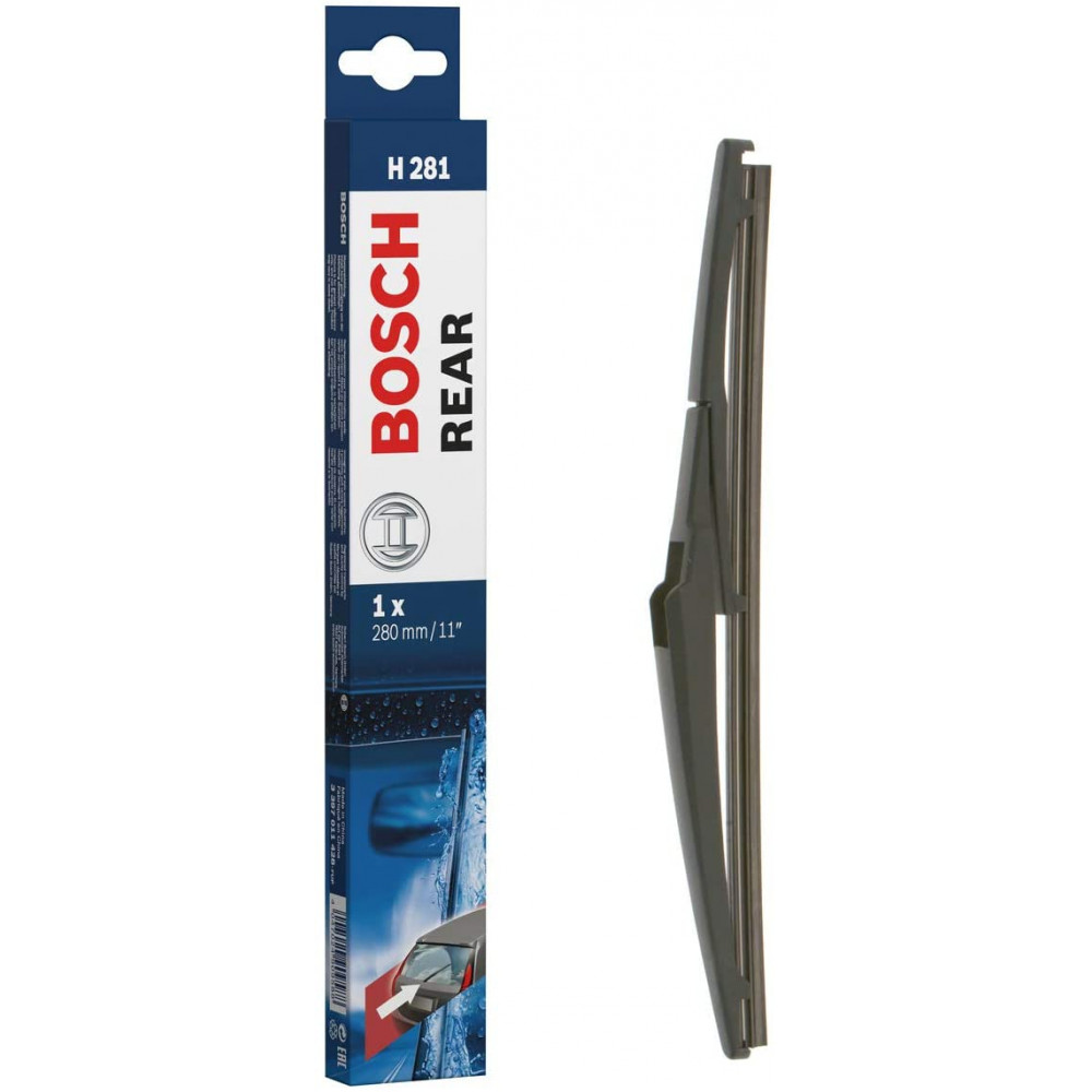 BOSCH PLUMILLA INDIVIDUAL TRASERA 11&quot; 280MM