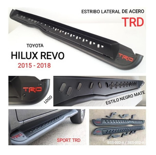 DEFENSA ESTRIBO SAFARI NEG P/TOYOTA HILUX REVO TRD