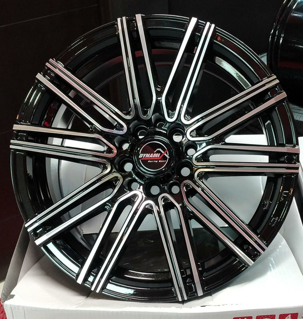 ARO DE ALUMINIO STAGE 16X7 10/100-114 NEGRO SATINADO.