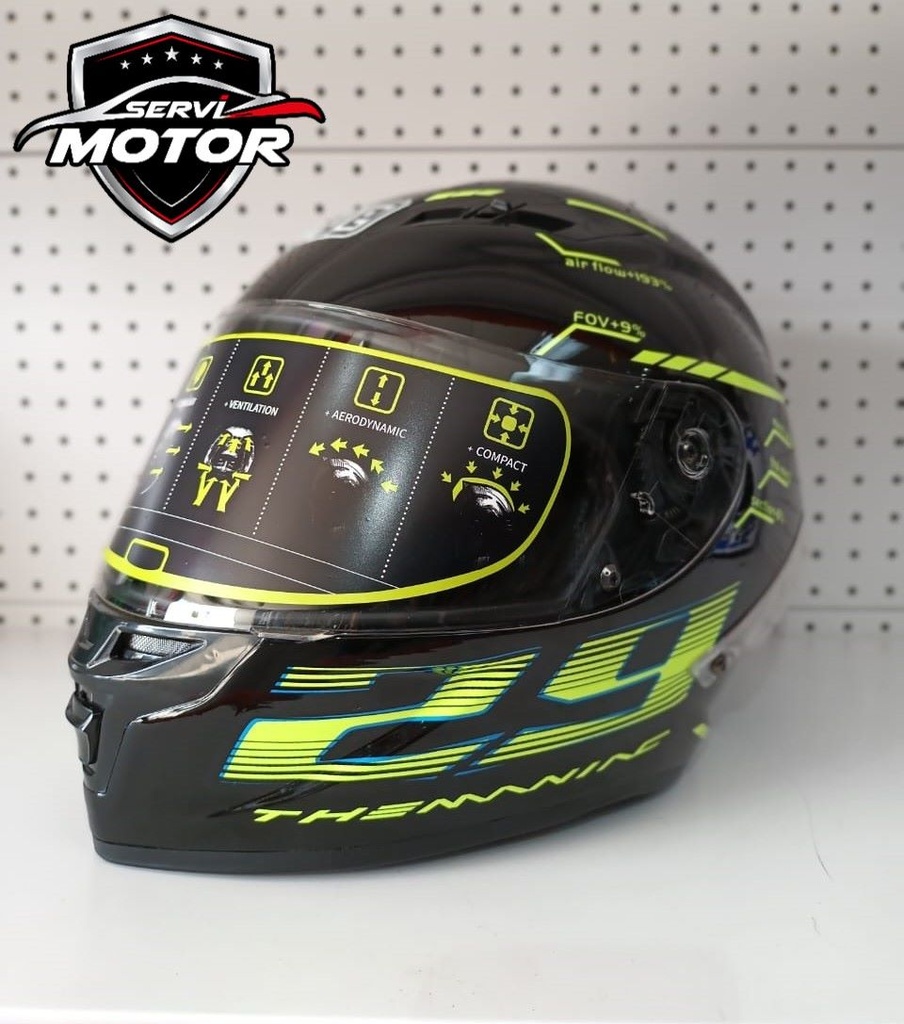 CASCO MOTO PROJECT 29 NEGRO INTERIOR LAV