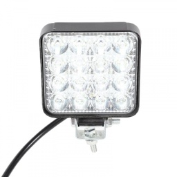 [LN8971] LUZ NEBLINERA LED 3.5&quot; CUADRADO 9 LED BLANCO 