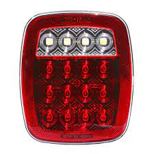 [STO6018] LAMPARA UNIVERSAL STOP/REVERSA 12 LED ROJO