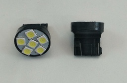 [BSMD7220] BOMBILLA SMD STROBE LED T20 AZUL SETX2