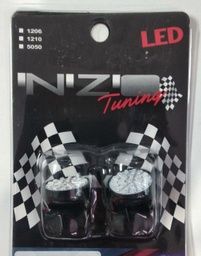 [BSMD7621] BOMBILLA MULTILED TIPO/PESCADO T20 BLANCO