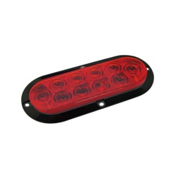 [STOU6060] LAMPARA UNIV. LAT. OVAL. B/BK 10LED STR