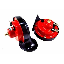 [BCI3064] BOCINA CLAXON TIPO CARACOL TIPO ITALIANO SET X2 C/RELAY