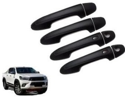 [W0012BK] COVERTOR MANESILLAS HILUX 2021 BLACK SET X4