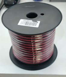 [CB0244] CABLE PARA BOCINA 14GAX2 100 FT BK/ROJO