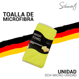 [SCH2021] 12 PACK DE TOALLA DE MICROFIBRA  AMARILLA SCHWARTZ