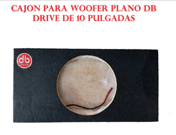 [PSI10S] CAJON PARA WOOFER PLANO DB DRIVE DE 10 PULGADAS