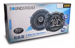 [BOAF653] BOCINAS DE 300W 6.5 2 VIAS  SOUNDSTREAM