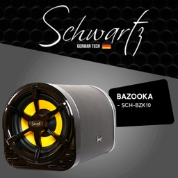 [SCH2310] SUBWOOFER BAZUKA SCHWARTZ AMPLIFICADO 500 WATTS 10 PLG