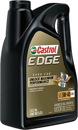 [CASTR3247] ACEITE D/MOTOR CASTROL EDGE 5W40 FULL SINTETICO A3/B4 GAS APTO P/DIESEL GALON 5L