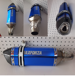 [MUF2686] MUFFLER MOTO UNIVERSAL 125CC MAXFORZA AZUL