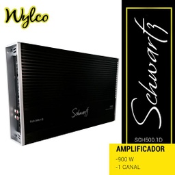 [SCH5001] AMPLIFICADOR SCHWARTZ CLASE D 900 WATTS SCH-500.1D